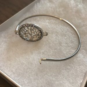 Jewelry - Tree of Life Bracelet Silver with Quote Jewelry - Tree of Life Bracelet Silver with Quote